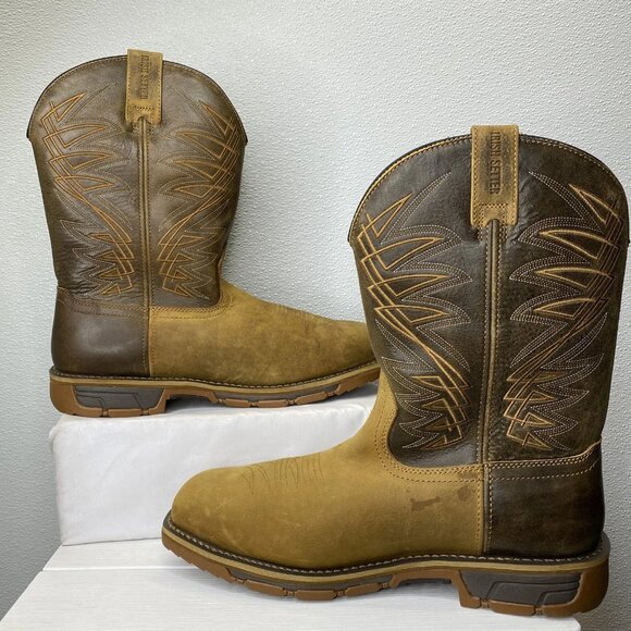NEW IRISH SETTER Steel Toe Western Boots Brown Men’s 13 EE main image 10